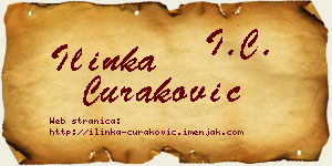 Ilinka Curaković vizit kartica
